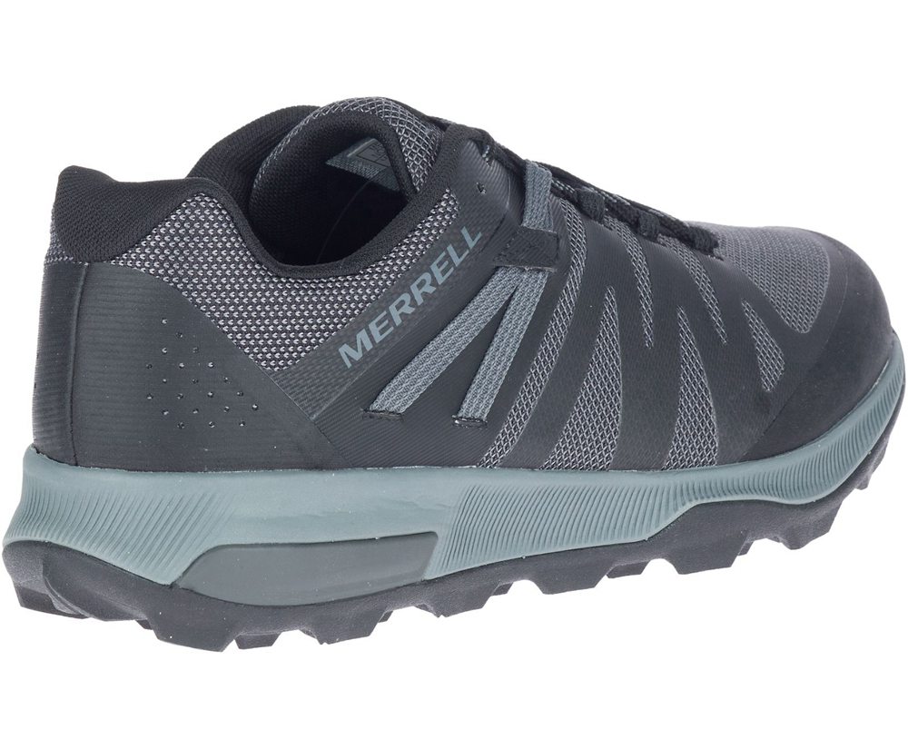 Merrell Hiking Shoes Black - Zion FST - Mens 53HTJOWSF